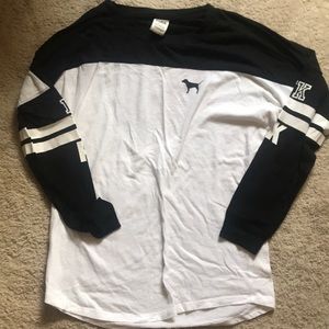 Long sleeve PINK shit with cutout back